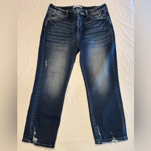 KanCan (made for Maurice’s) Dark Wash Distressed Jeans